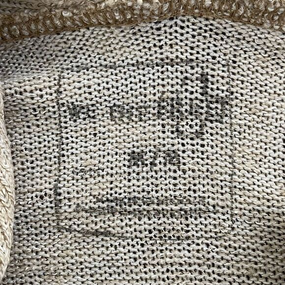 Urban Outfitters Long Sleeve Shirt Women’s Medium Mock Neck Beige Oatmeal - Picture 4 of 7